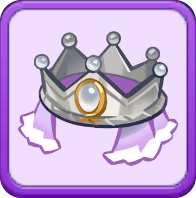 真珠のシルバーティアラのアイコン