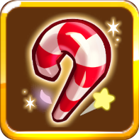 勇敢なキャンディケインのアイコン