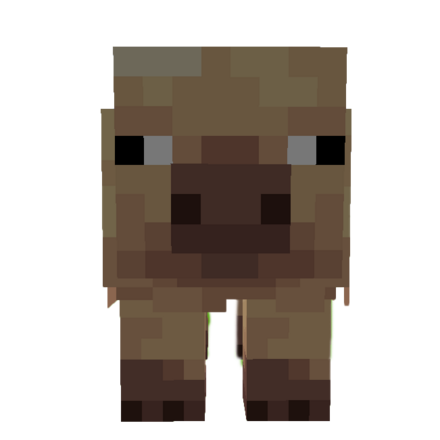 寒帯のブタ画像