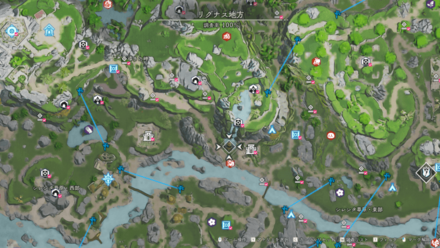 シャロウウィールの出現場所