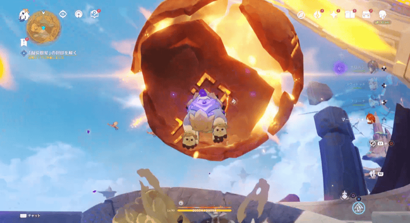 ダッシュジャンプ攻撃で破壊する