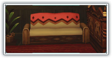 シックなソファ