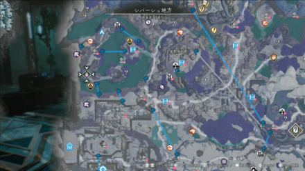 錯乱のリン粉マップ