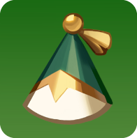 見習いのとんがり帽子のアイコン