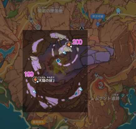 Ver.5.5炎神の瞳数字マップ(空中)