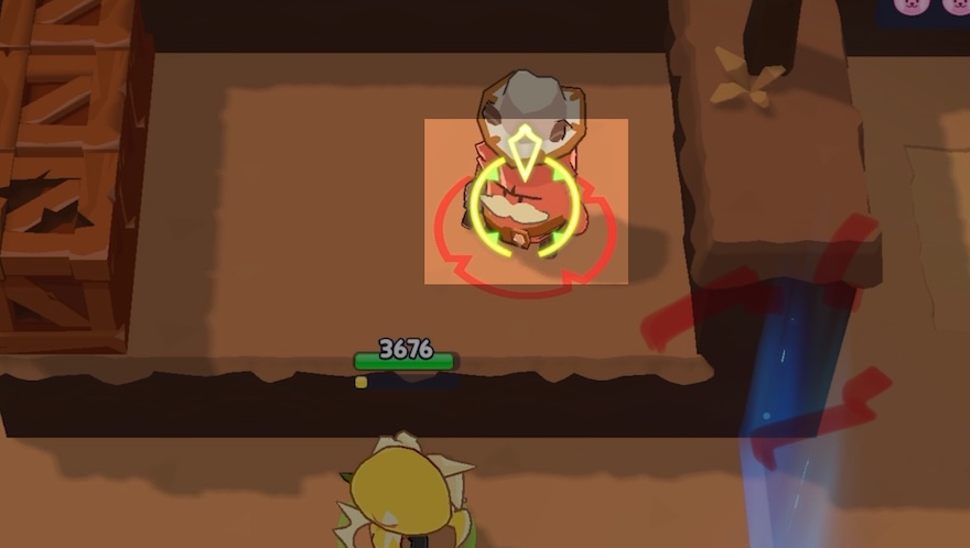 ターゲットマークが付いた敵を狙ってゲージを貯めよう