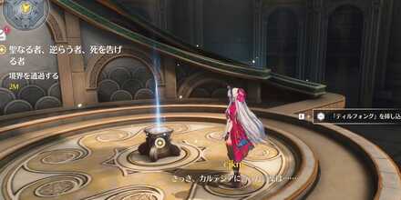 ティルフォングを挿す