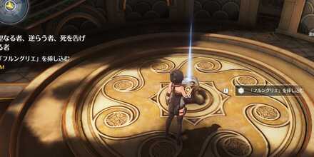 フルングリエを挿す