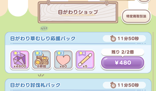 日がわりショップ