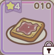 ジャムトースト画像