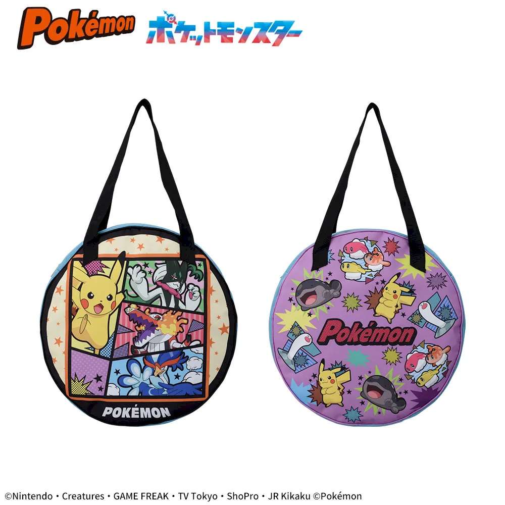 ポケットモンスター　プラチナムザッカコミックアート風 収納バッグ