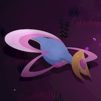 クレセリアの星1寝顔画像