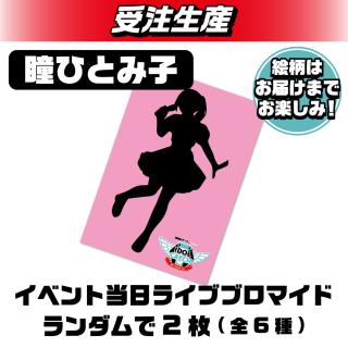【ランダム全6種】瞳ひとみ子 ブロマイド2枚セット