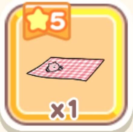 ピンクのレジャーシート