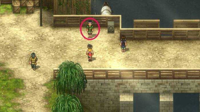 水門を止めるNPC