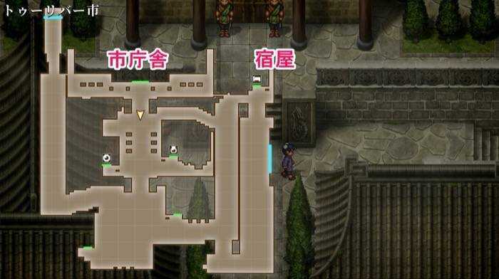 トゥーリバーのマップ