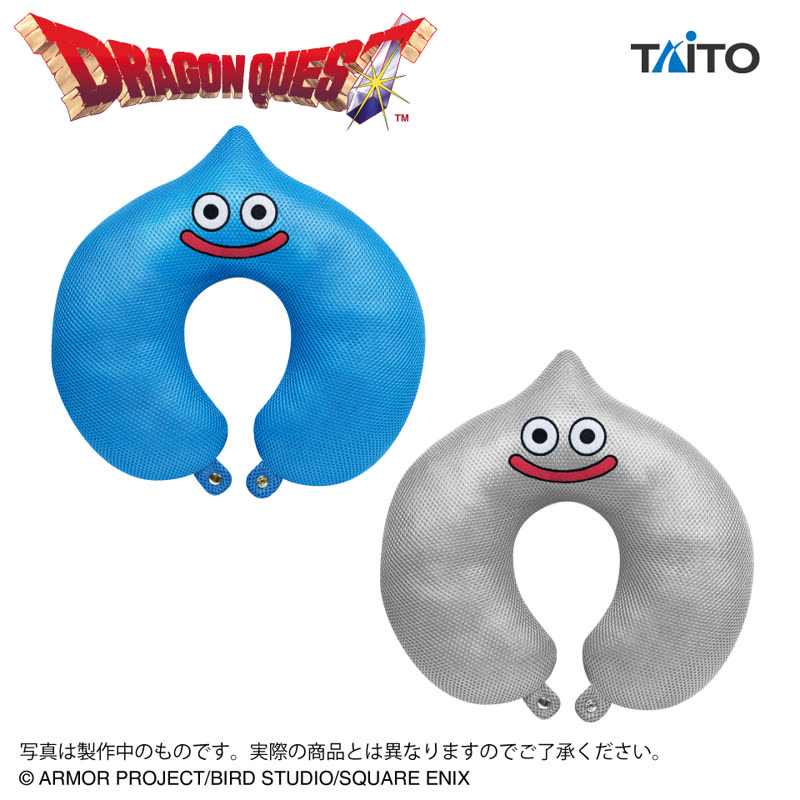 ドラゴンクエスト　AM　メッシュタイプネックピロー　スライム＆メタルスライム