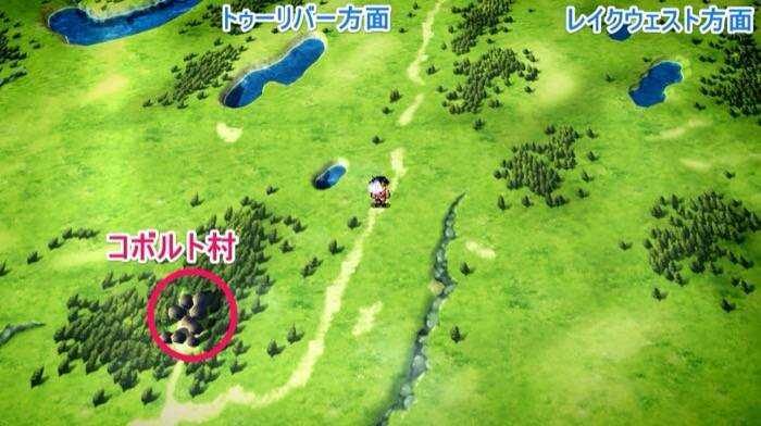コボルト村の場所