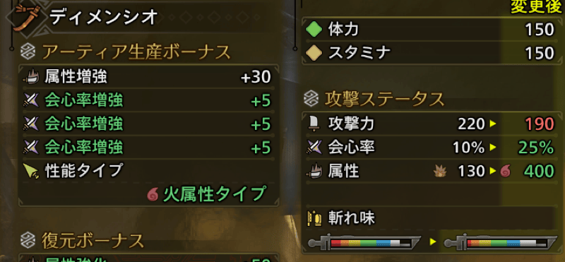 アーティア会心