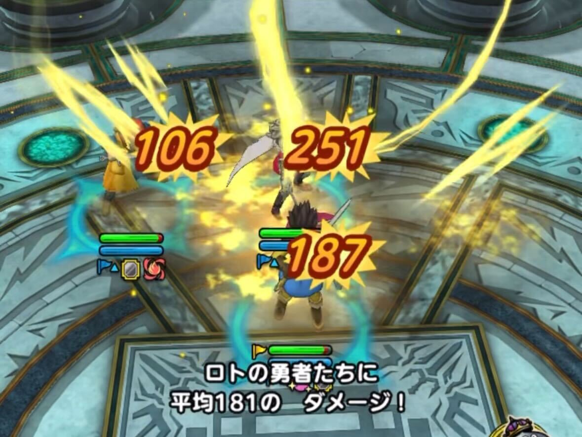 レックスの攻撃を3体受けて誘導する