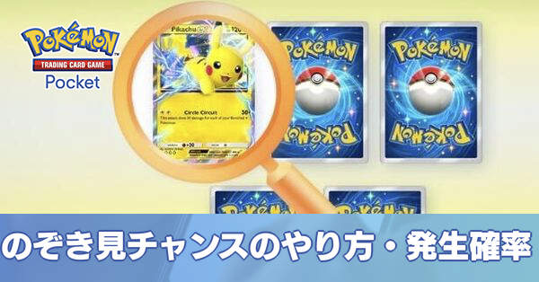 のぞき見チャンス