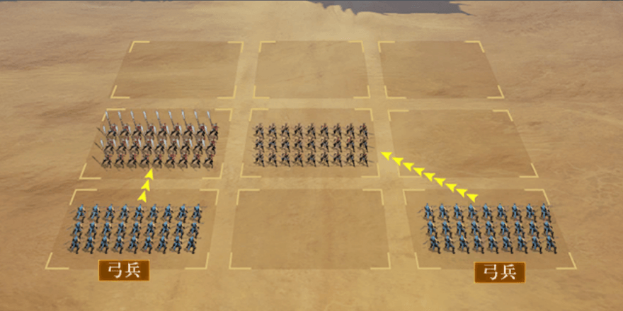 索敵ルール 弓兵