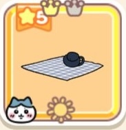 青のレジャーシート