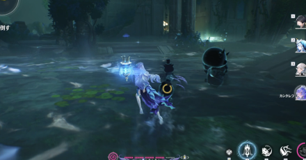 ランタンを使いながら敵を倒す