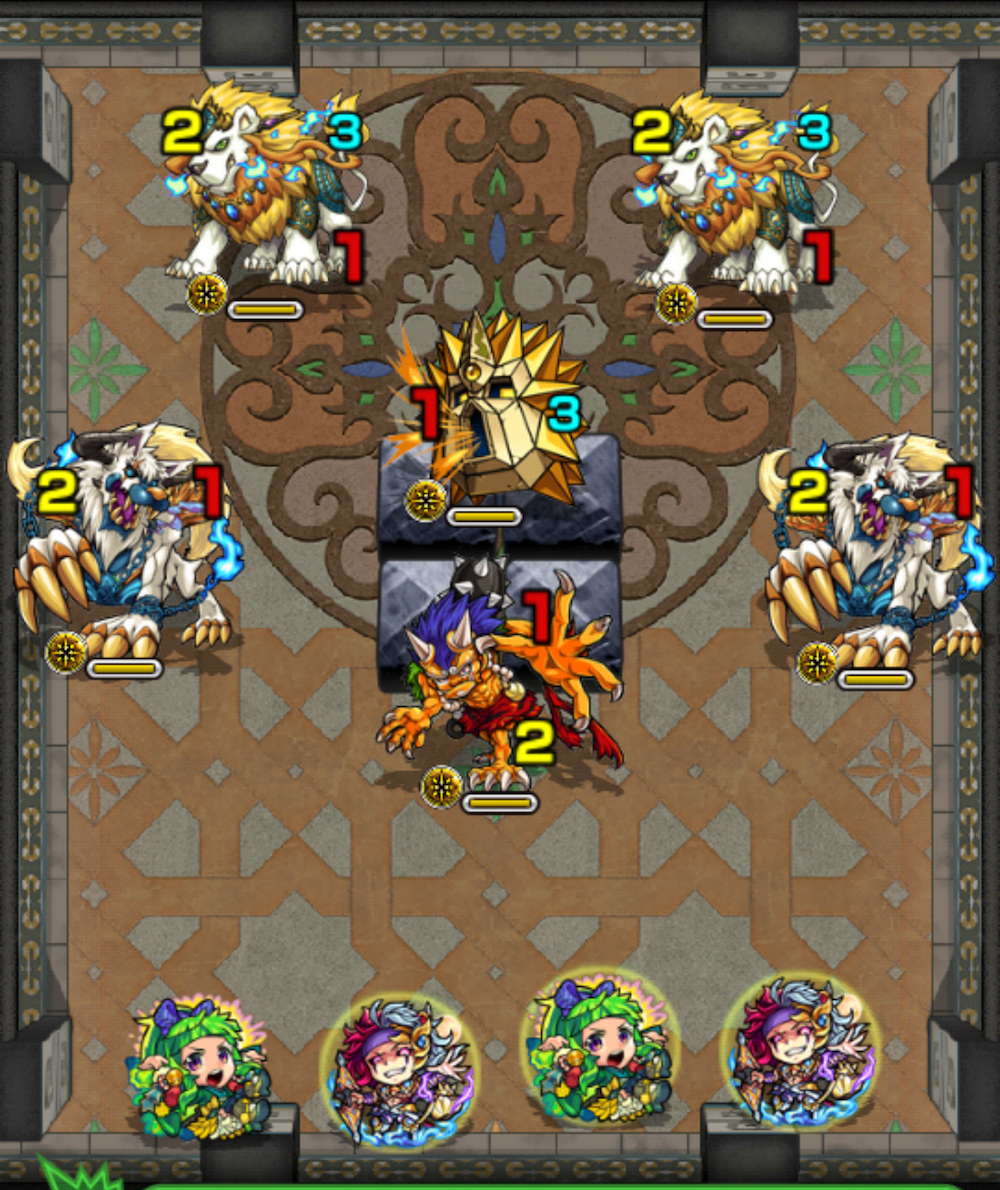 覇者の塔39階ステージ1