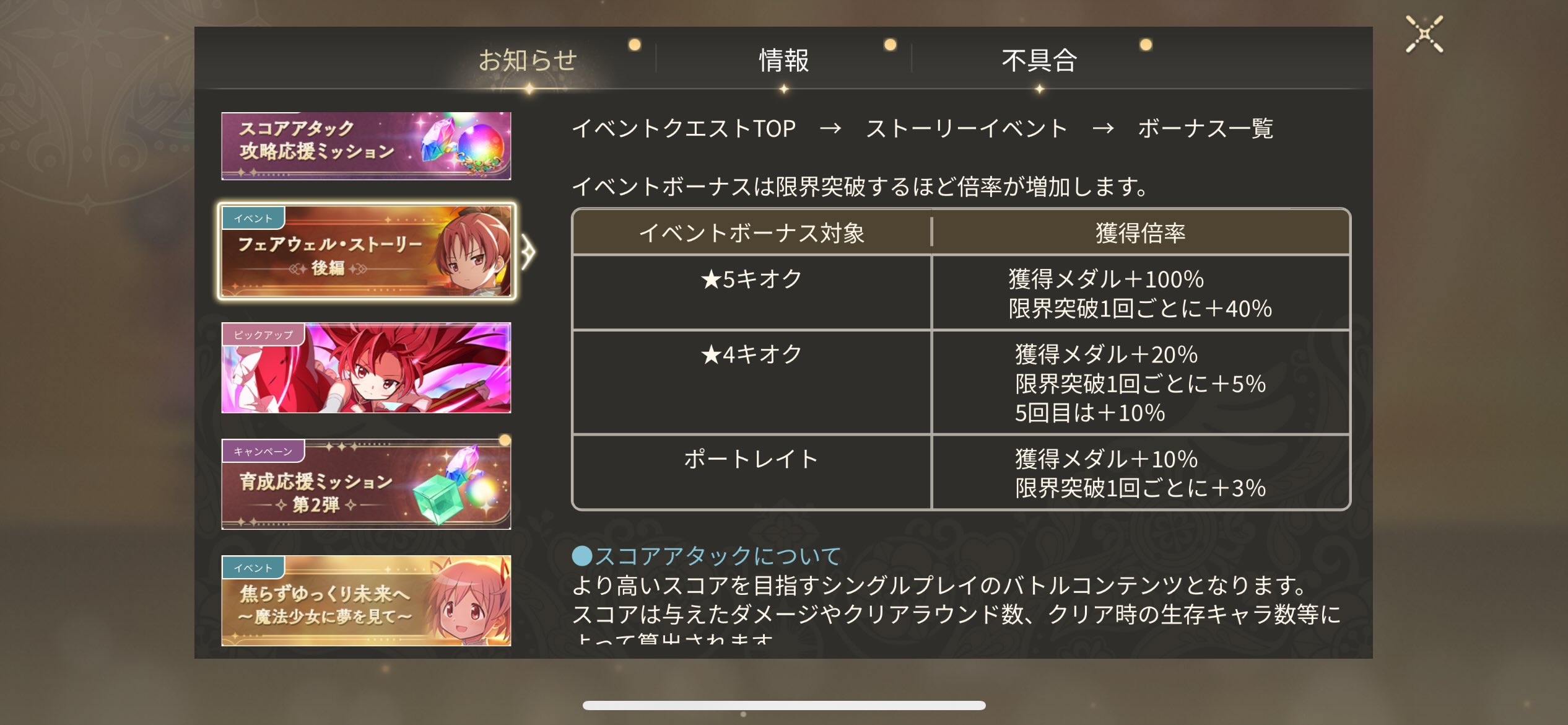 イベントボーナス