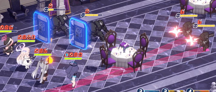 敵の攻撃を回避