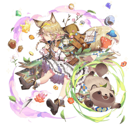 オセロニアの［宝探し］ルナール＆ぽこたの画像