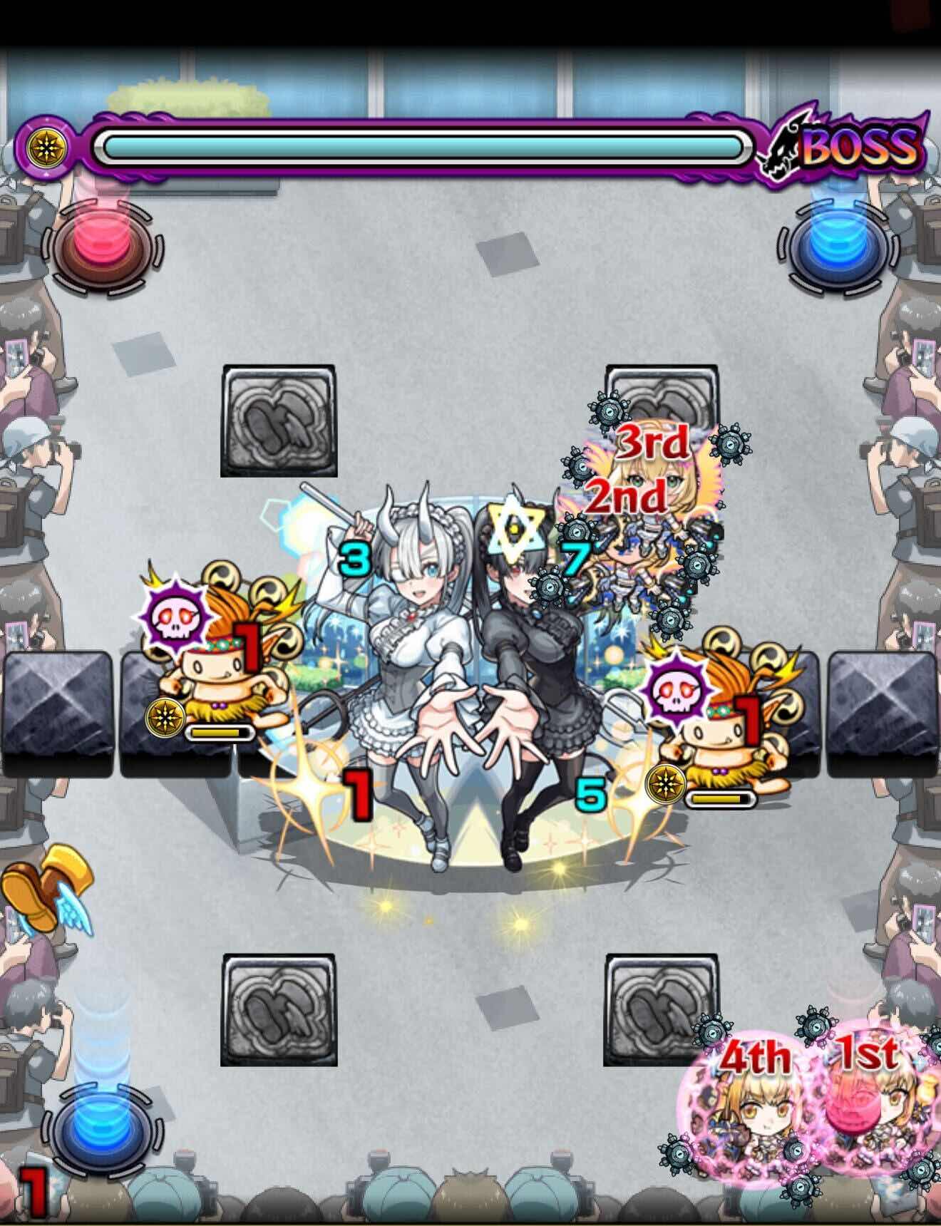 シロ＆クロ ステージ