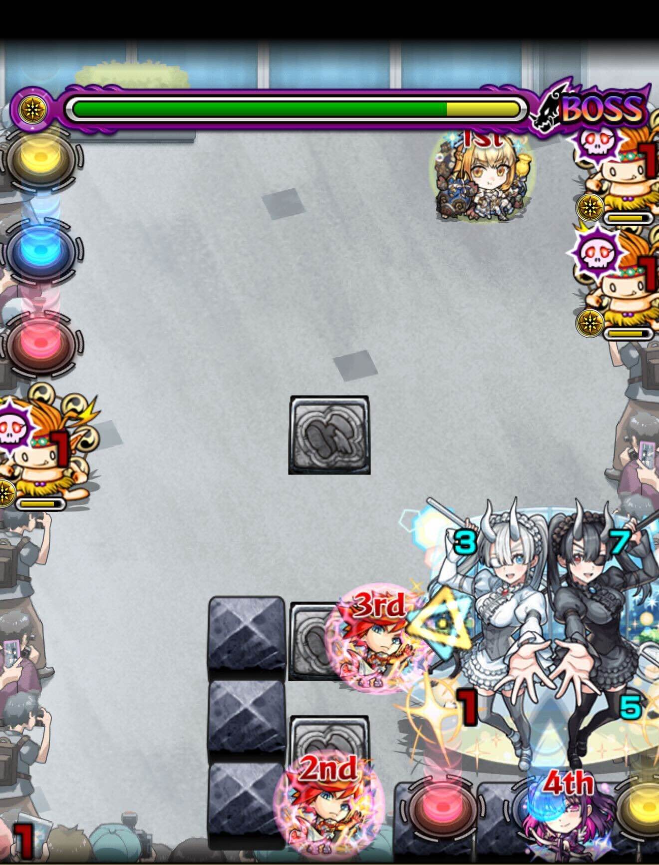 シロ＆クロ ステージ