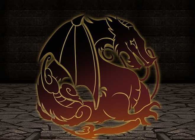 黒龍の紋章の画像