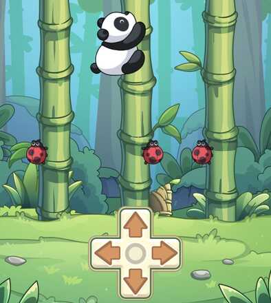 矢印でを操作して虫の上を取る