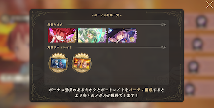 ボーナスキャラ