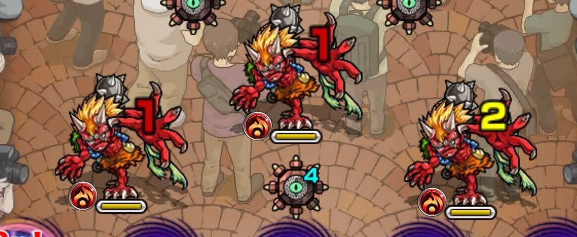 敵に触れると攻撃アップ