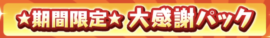 大感謝パック