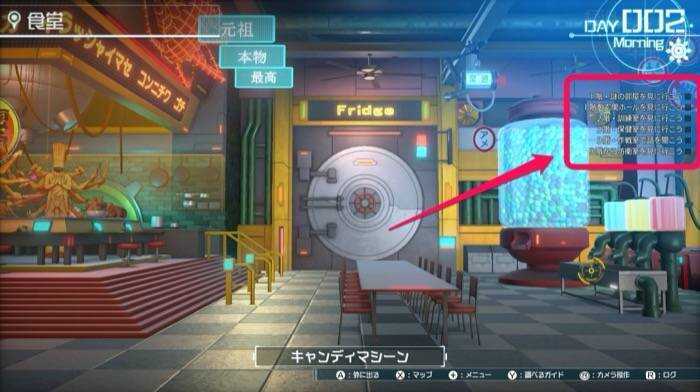 目的リストを調べる