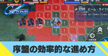 序盤の効率的な進め方