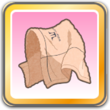 噛み締めたタオル画像