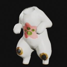 ネコ張り子ボディα画像