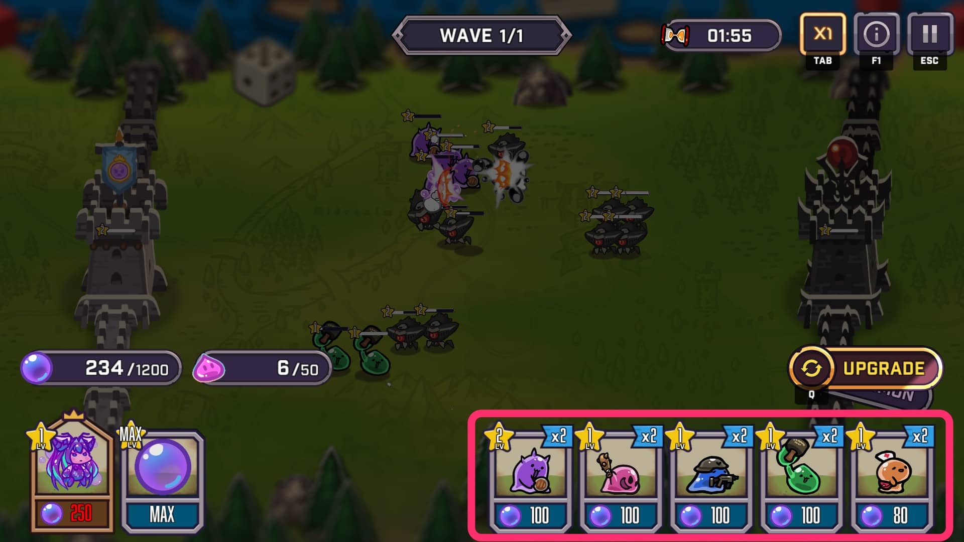 ミニオンのアップグレード