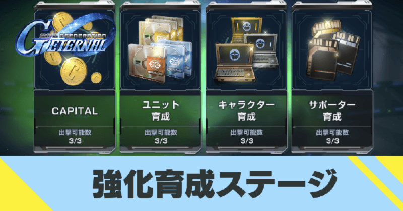 強化育成ステージ