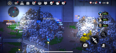 ガレキ山：公園跡1