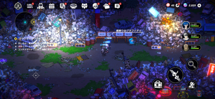 ガレキ山：奥地1