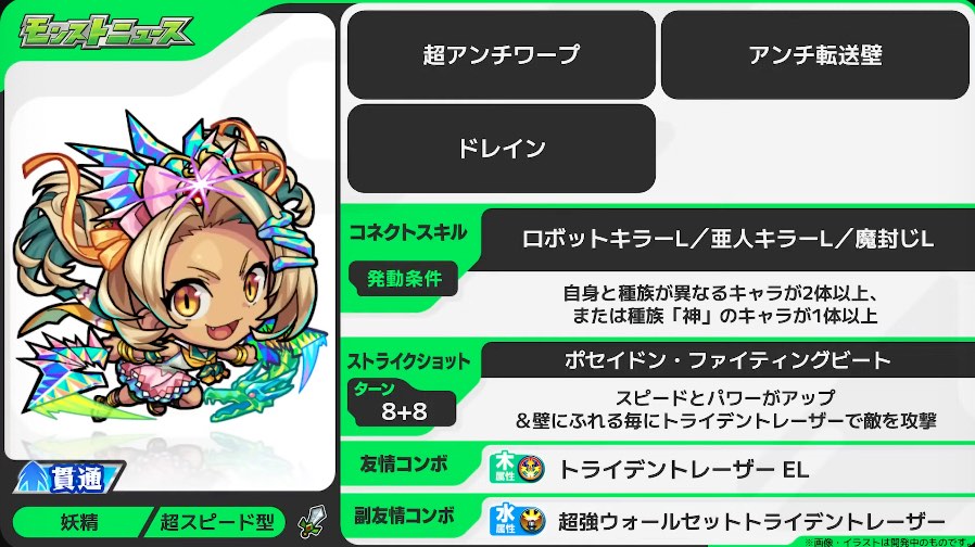 トライデント ステータス