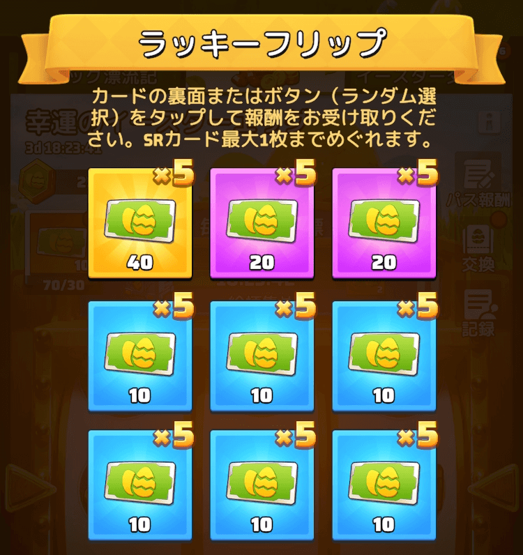 幸運のイースターエッグ宝箱