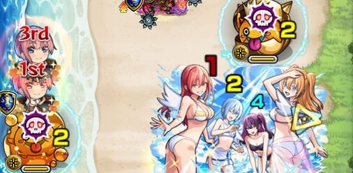 ドクロを倒すと地雷が展開